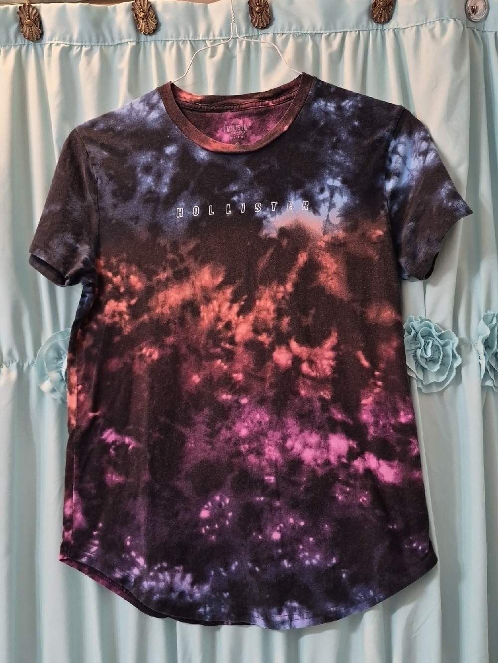 Hollister galaxy tie-dye graphic t-shirt Mens S